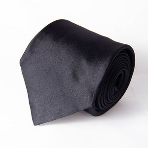 KITON NAPOLI BLACK CLASSIC TIE | MENS